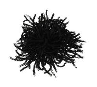 minkissy Postiche Dreadlocks Pour Femmes, Extensions De Cheveux Bouclés, Taille Courte, Fibres Synthétiques Douces, Style Afro Tressé Pour Usage Quotidien