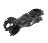 minkissy Potence Réglable pour Guidon de Vélo, Alliage D’Aluminium Noir | Rallonge de Potence Plongeur, pour Route et Pignon Fixe, Montage Simple