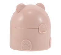 minkissy Poudrière avec Houppette pour Garçon Fille Pot à Poudre Plastique Compact Boîte de Rangement Voyage Houppette Douce et Pratique