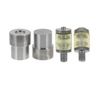 minkissy Presse Manuelle à Poinçonner en Acier pour Boutons-pression 14 Mm, Matrice de Fixation T3, Moule de Presse à Main Pratique pour Maroquinerie et Couture Artisanale