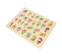 minkissy Puzzle Bois Éducatif pour Garçon Fille de Cognitif avec Lettres Arabes Puzzles pour Développement Mémoire et Coordination Motrice pour Éducation Prénatale Jeu Parent Garçon Fille