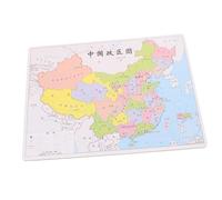 minkissy Puzzle Éducatif Carte Politique Chine pour Garçon Fille Pédagogique Géographie Coordination Main-œil Apprentissage Ludique Cadeau pour Filles et Garçons