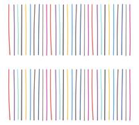 minkissy Recharges Filament Pcl 260 Pièces pour Stylo Impression 3d, Diamètre 2,5 Mm X 15 Cm, Filament Basse Température, Couleurs Assorties pour Projets Créatifs et Couleur Aléatoire