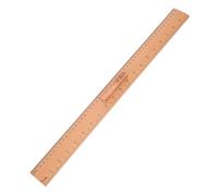 minkissy Règle de Confection en Bois Naturel 50 Cm à Double Graduation, Outil de Mesure Précis pour Couture et Matelassage, Matériel de Confection Portable et Solide pour Travaux