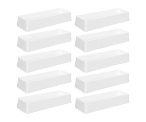 minkissy Réservoir de Solution en Plastique 50ml Blanc 20 Pièces pour Collecte d'Échantillons et Analyse Biochimique