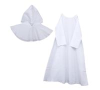 minkissy Robe Médiévale pour Costume De Prêtre Déguisement Halloween Unisexe Costume De Moniale pour Événements Cosplay Et Fêtes