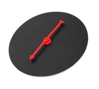minkissy Roue de Jeu de Société Portable Noire en Plastique pour Fête | Design Simple, Facile à Transporter Ranger, Usage Famille et Anniversaire, Style Loterie