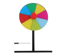 minkissy Roue De La Roulette Pédagogique Mini Roue des Prix Événementielle Tournante De Table Foraine