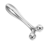 minkissy Rouleau De Massage Facial Compact Argenté Outil De Raffermissement Du Visage Microcourant Portable Pour Types De Peau Variés Routine Beauté Visage Anti-âge