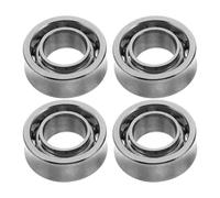 minkissy Roulements à Billes Miniatures 10 Billes Type U en Acier, Lot de 4 Pièces, Haute Vitesse et Stabilité Accrue pour Yoyo, Skateboards et Scooters - Contrôle Précis et Entretien