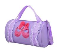 minkissy Sac De Danse pour Fille avec Pochette De Rangement Sac Bandoulière pour Garçon Fille Capacité pour Chaussons Et Robe De Ballet