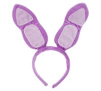 minkissy Serrage-tête Accessoire de Déguisement pour Adultes Oreilles de Lapin en Peluche Pourpre, Léger et Confortable et Fêtes pour Carnaval