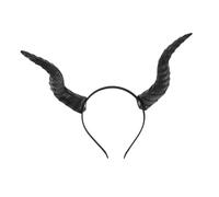 minkissy Serre-tête Corne De Diable Bandeau Halloween Pour Femme Coiffe Gothique Amovible Ajustement Accessoire Pour Déguisement