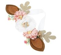 minkissy Serre-tête De Noël De Cerf Serre-tête Avec Oreilles Élan Serre-tête Élastique Pour Garçon Fille