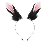 minkissy Serre-tête Oreilles De Lapin Accessoire Cosplay Pâques Fête Déguisement Coiffure