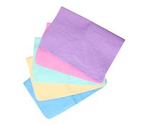 minkissy Serviette Sèche pour Animaux en PVA Imitation Daim, Lot de 5 Pièces, Haute Absorption, Légère et Rapide à Sécher, Adaptée pour Chiens et Chats, Entretien Facile, Couleur Aléatoire