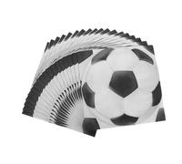 minkissy Serviettes De Fête À Thème Football 20 Pièces Serviettes En Papier Décorées Sur Le Thème Du Football Pour Événements À Thème