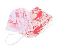 minkissy Set Costume Chef Sanglant Halloween Tablier et Chapeau Respirant Tenue Effrayante pour Cosplay et Fêtes Horreur