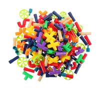 minkissy Set de Blocs de Construction Plastique Éducatifs pour Garçon Fille Créatif pour Développer Limagination la Motricité Reconnaissance des Adapté Aux Garçons et Couleur Aléatoire
