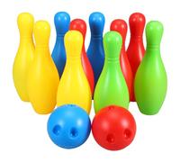 minkissy Set de Jouets de Bowling pour Garçon Fille PE et Sûr Jeu Interactif Intérieur et Extérieur pour Tout- Favorise la Compétition Amicale et Socialisation