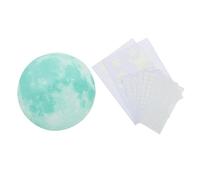 minkissy Stickers Muraux Phosphorescents Lune pour Chambre Garçon Fille Autocollants Muraux Faciles à Coller Décorations Sûres et Durables pour Surfaces Lisses