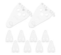 minkissy Support de Fixation Transparent Maintien Facile pour Stores pour Stores en Plastique 10 Pcs Clips Inférieurs et Nettoyage Pratique