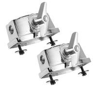 minkissy Support de Montage pour Tom Basse en Alliage, 2 Pièces, Pince de Fixation pour Pied de Batterie, Réglage Rapide, Accessoires de Batterie pour Concerts et Enregistrements,