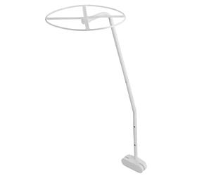minkissy Support de Moustiquaire pour Berceau Bébé Blanc, 1 Set, en Acier | Montage Latéral Lit, Convient à Chambre D'garçon et Filles, Structure Métallique, pour -nés