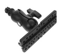 minkissy Support de Sondeur de Pêche Pivotant à 360 Degrés pour Kayak | ABS Noir, Installation et Retrait Faciles, Stabilité Fiable, Accessoires de Bateau, Détecteur de Poissons