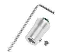 minkissy Support Stable pour Pieds de Diapason 12 Mm en Alliage D'aluminium Vert, Base en Cristal Antidérapante, Fixation par Vis Incluse, Accessoire Polyvalent pour Yoga et Thérapie