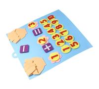 minkissy Tableau Mathématique Feutre Doux pour Garçon Fille Éducatif Pratique Addition et Soustraction pour Apprentissage Précoce des Mathématiques