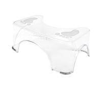 minkissy Tabouret De Pied De Toilette Transparent Pour Salle De Bain Escabeau Antidérapant Pour Adultes Tabouret Pour Apprentissage De La Propreté Tabouret Clair Et Moderne
