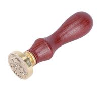 minkissy Tampon de Cire à Cacheter avec en Bois Motif Sirène Rétro en Cuivre Solide et Résistant pour et Lettres Décoratives