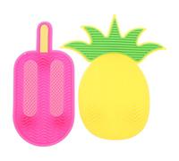 minkissy Tampon De Nettoyage Efficace Pour Pinceaux De Maquillage Épurateur De Pinceaux De Maquillage En Silicone Nettoyeur De Maquillage Brosse De Salon De Beauté À Domicile