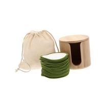 minkissy Tampons Démaquillants Et Lingettes Démaquillantes Réutilisables Kit Outils De Démaquillage Pour Visage Avec Étui De Rangement