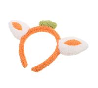 minkissy -Tête Carotte Et Lapin -Tête Oreilles De Lapin -Tête De Fête Pour Se Laver Le Visage -Tête Spa Coiffe De Pâques -Tête Mignon Pour Se Laver Le Visage En