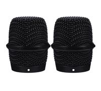 minkissy Têtes Métalliques de Microphone Grille de Protection, 2 Pièces, Adaptées aux Microphones sans Fil Bs-780/790, pour Chant et Enregistrement