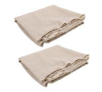minkissy Tissu Lin 2pcs Outils Texture Argile Pour Projets Poterie DIY Et Activités Familiales