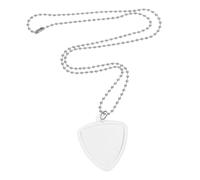 minkissy Transparent Guitar Pick Holder Necklace Plectrum Storage Pendant for Electric Acoustic Bass Guitar and Ukulele Players Compact Organizer for Travel and Stage Use