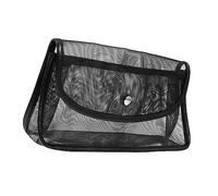 minkissy Trousse De Maquillage Trousses De Maquillage Récipient De Maquillage Trousse De Voyage Transparente pour Le Maquillage Se Maquiller De Voyage Portable Engrener Black