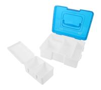 minkissy Trousse de Rangement Portable pour Diabétiques Compartiments Optimisés Étui de Transport Étanche Anti-Poussière Organiseur Pratique pour Voyages École et Activités en Plein Air