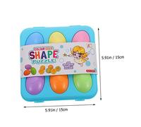 minkissy Œufs Émulation Colorés et pour Garçon Fille Puzzle Éducatif Sûr Jeu Apprentissage Parent Garçon Fille Ludique à Collectionner