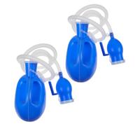 minkissy Urinoir Portable pour Hommes Âgés avec Tuyau Pratique, Capacité 2000ml en Pe, Facile à Nettoyer, pour Camping et Urgence en Extérieur