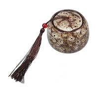 minkissy Urne Commémorative pour Animaux de Compagnie, Céramique Compacte | Boîte Élégante, Fermeture Sûre, Pose Polyvalente, Entretien Facile, pour Funérailles et Inhumation