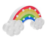 minkissy Veilleuse LED Lampe de Bureau Décorative en Pvc Forme Arc-en-ciel Créative pour Confort des Garçon et Filles pour Chambre et Étude