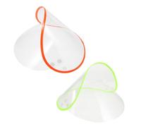 minkissy Visière de Chapeau Imperméable Transparente Accessoire de Poncho de Pluie Protection Remplaçable Bord de Casquette Imperméable Visière Anti-Pluie pour Femme