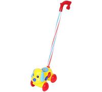 minkissy Voiture à Pousser pour Tout-Petits avec Clochette Grand Modèle Jaune Trotteur Sécurisé pour Bébé Jouet pour à Marcher avec Rangement Garçon et Fille