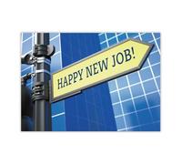 Minkocards Carte d'adieu XXL pour changement d'emploi - Avec enveloppe au format A4 - Amusante - Grande carte de félicitations pliante - Changement d'entreprise pour collègues, chef, départ, Happy New
