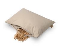 MinkovHOME Oreiller Épeautre Bio, Confort Cervical, Taie en Coton Doux, Respirant, Ergonomique, Coussin Naturel, 40 x 80 cm