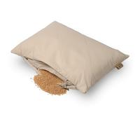 MinkovHOME Oreiller Millet Bio, Confort Cervical, Taie en Coton Doux, Respirant, Ergonomique, Coussin Naturel, 40 x 60 cm